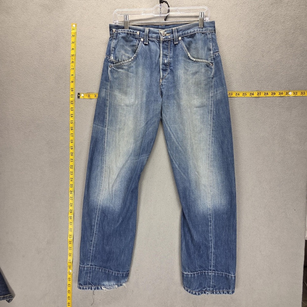 Vintage Levis Engineered Jeans Mens 30x30 Blue Twisted Button Fly Medium Wash
